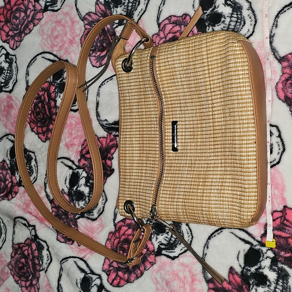 Rosetti Women's Shoulder‎ Crossbody Purse rattan Bag Bohemian Granola Girl Twee